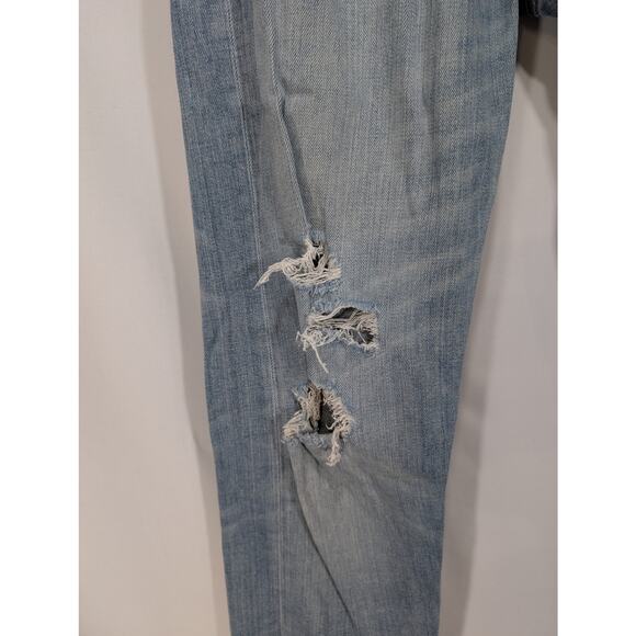 The Kooples Jeans Men’s Fitted Distressed Light Wash Denim Size 30 - Picture 4 of 9
